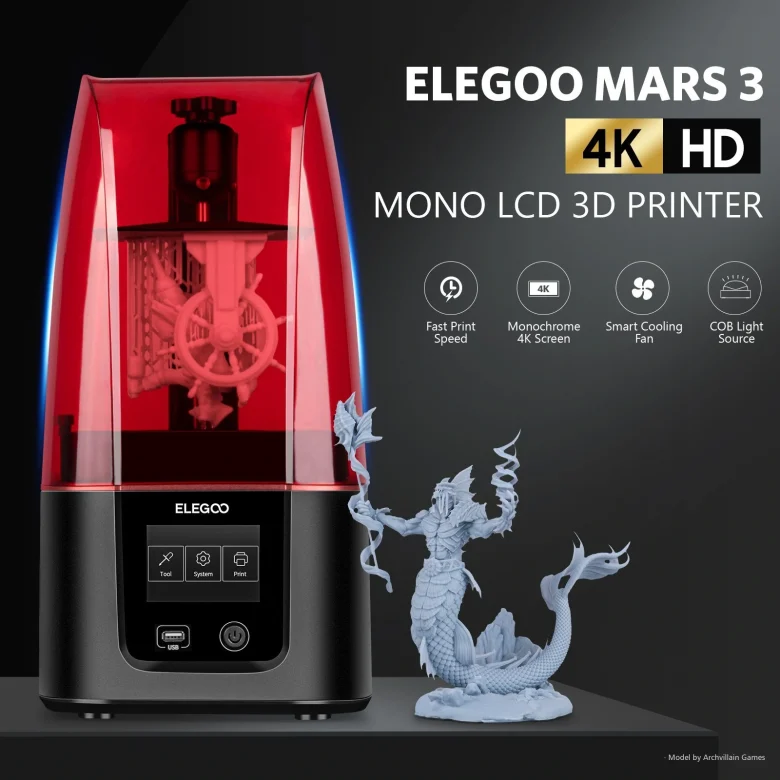 ELEGOO Mars 3 Ultra 4K